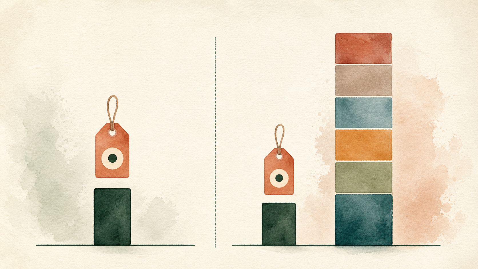 Naive comparison vs. real comparison — upfront build cost expanded into ongoing ownership costs