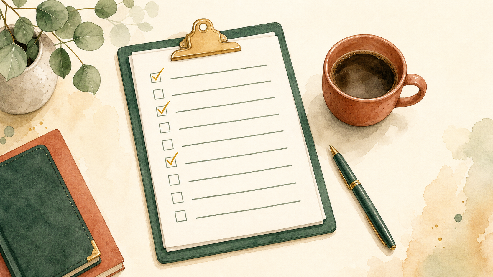 Illustrated checklist of ten key questions to ask a web designer before signing