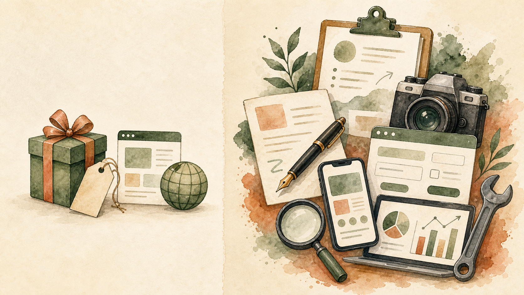 What the offer includes vs. what a working website still needs