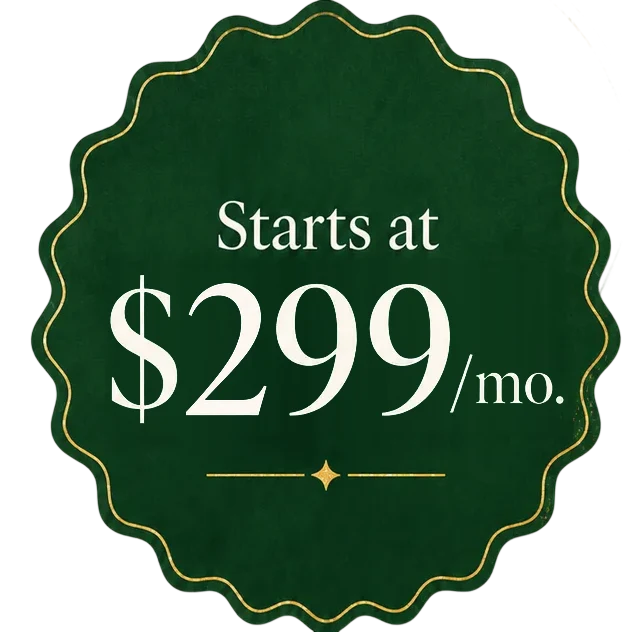 Starts at $299/mo